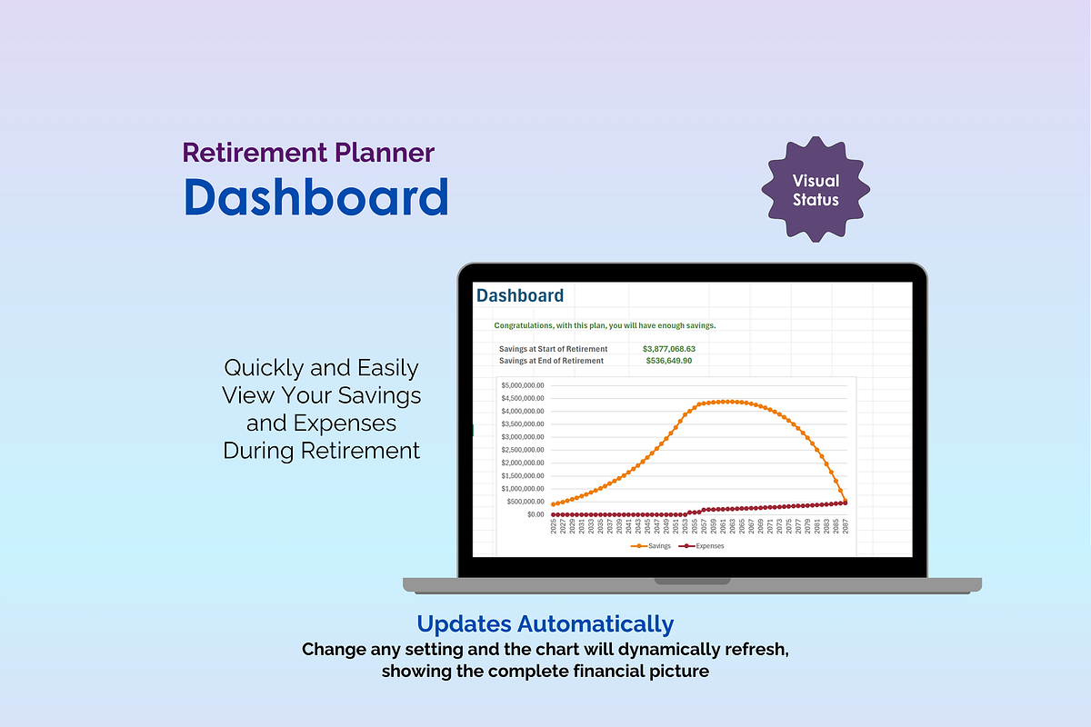 Retirement Planner - Excel preview 4