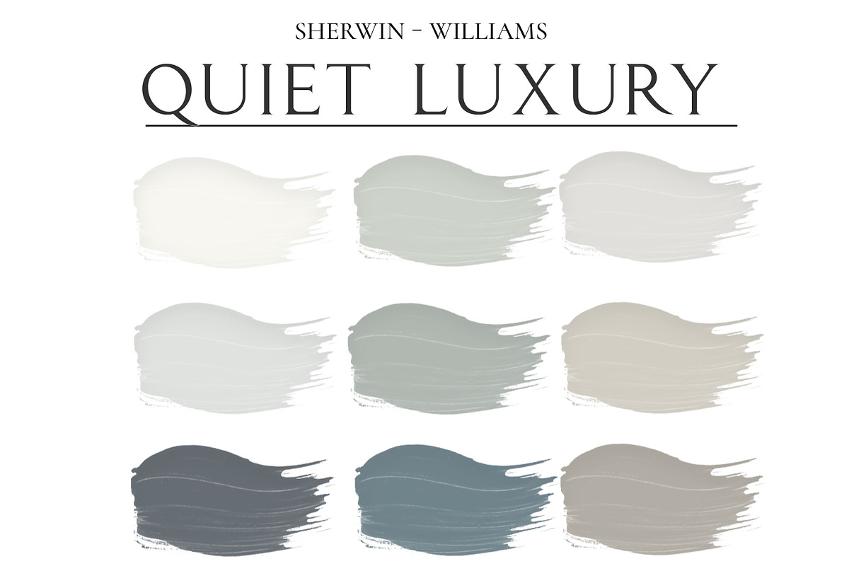 Sw Quiet Luxury Home Paint Palette, a Presentation Template by CONCEPT COLORS (Photo 2 of 9)