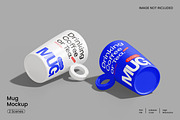 Glossy Mug Mockup, a Cups & Container Mockup by Unerispace (Thumbnail 1 of 4)