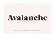 Avalanche - Serif Font, a Font by Tropical Type (Thumbnail 1 of 7)