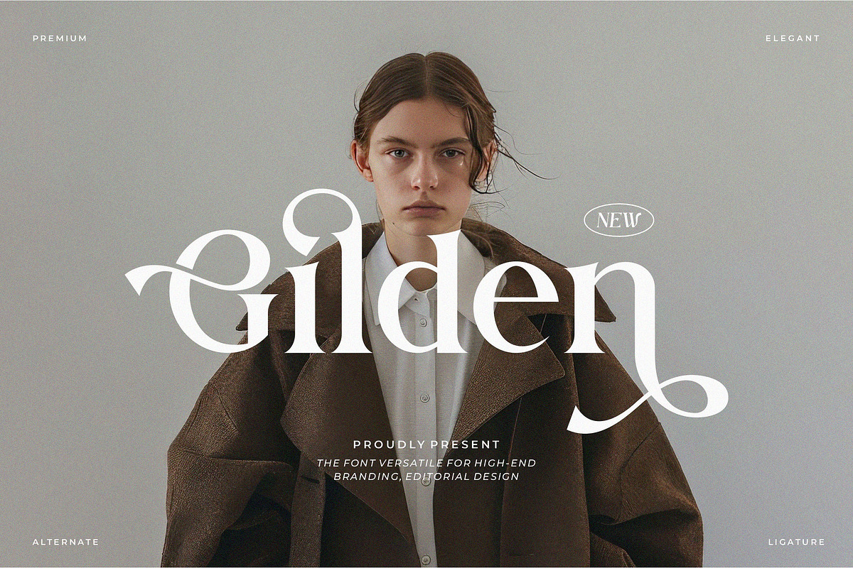 Gilden || Modern Classy Serif Font, a Serif Font by Ermedia Studio (Photo 1 of 10)