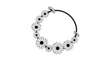 Charming daisy circle decor design, an Illustration by Amazin_art (Thumbnail 22 of 27)