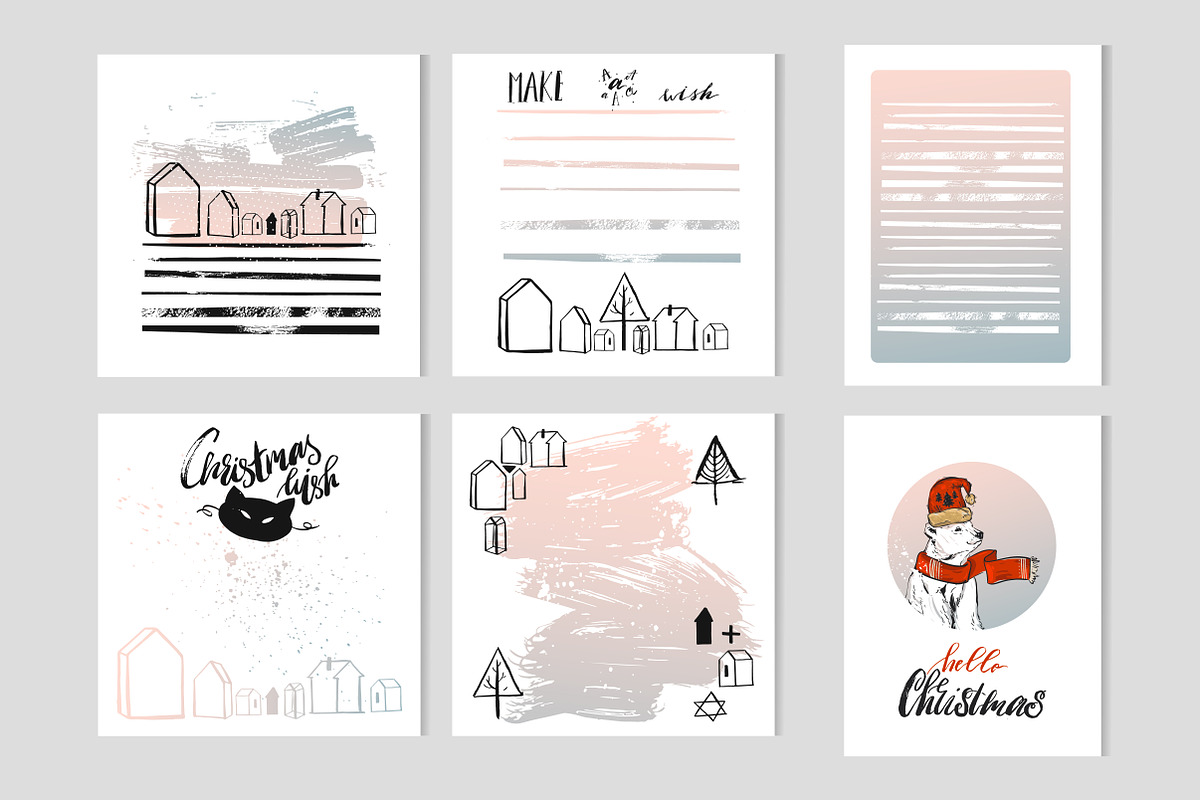 Dear Santa Christmas set, a Card Template by Anastasy_helter (Photo 6 of 10)
