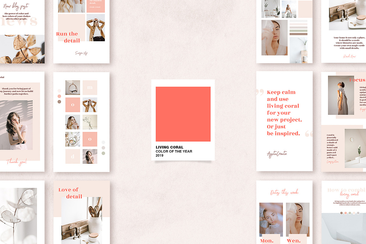 ANIMATED Instagram Stories – Coralie, a Social Media Template by AgataCreate (Photo 7 of 9)