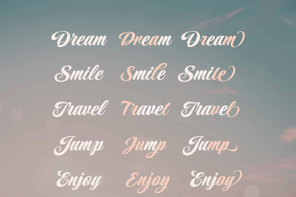 Hueman | Script Font, a Script Font by Creative Foundry (Photo 3 of 8)