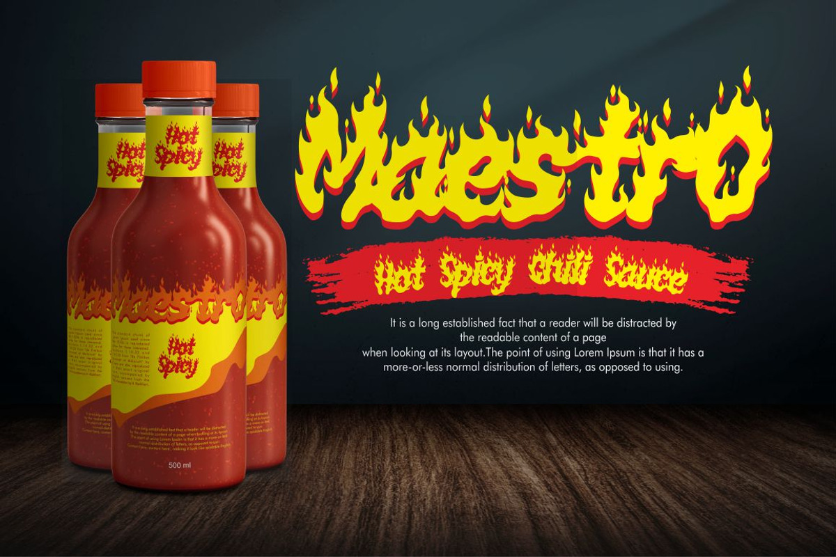 Burning Hammer - Fire Display Font, a Font by PutraCetol Studio (Photo 5 of 11)