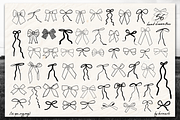 Mixed Bow Collection: Cut-Out & Draw, an Object Graphic by lerinartstudio (Thumbnail 9 of 12)