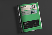 Green Modern Company Profile, a Brochure Template by Neermana (Thumbnail 3 of 12)