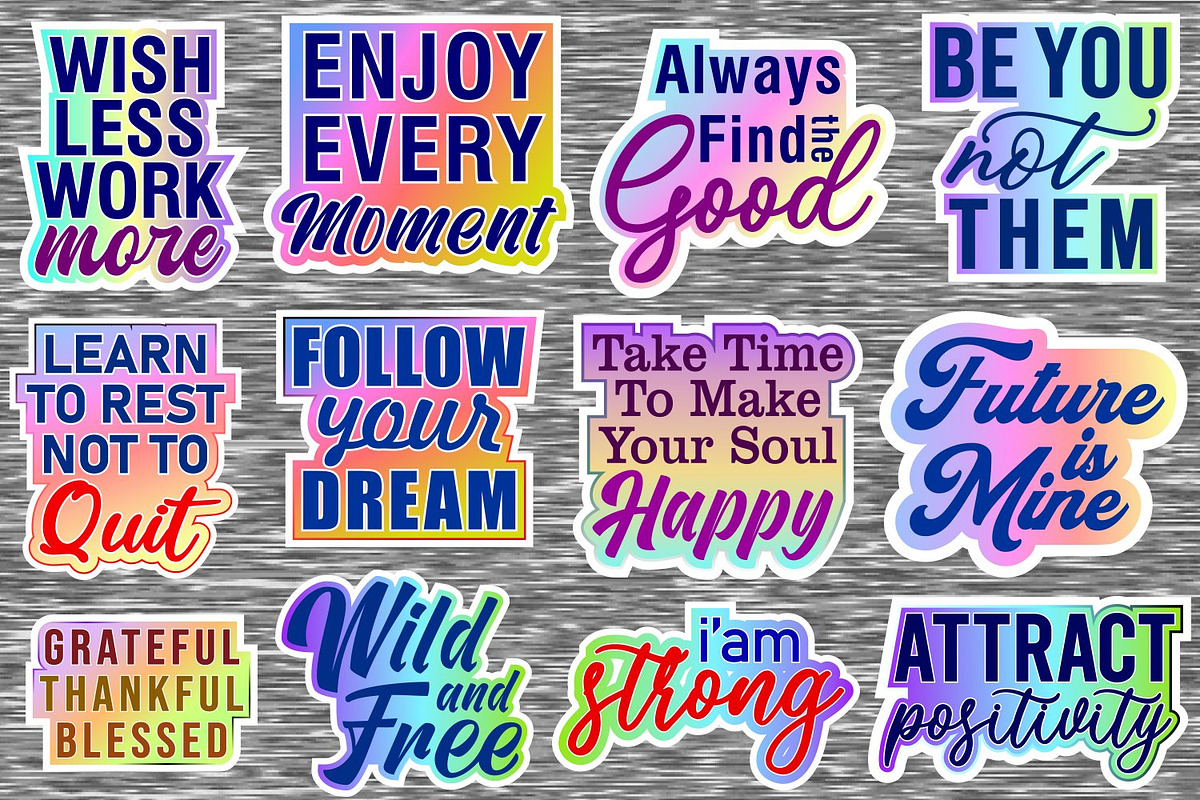 Inspirational & Motivational Bundle, an Object Graphic by D2PUTRI (Photo 18 of 27)