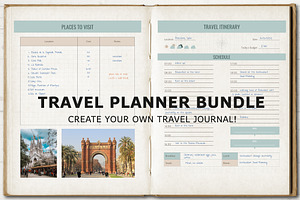 Canva Travel Planner Templates