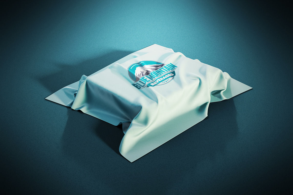 Covered Box with Fabric Logo Mock-up, a Packaging Mockup by GK Creative (Photo 3 of 6)
