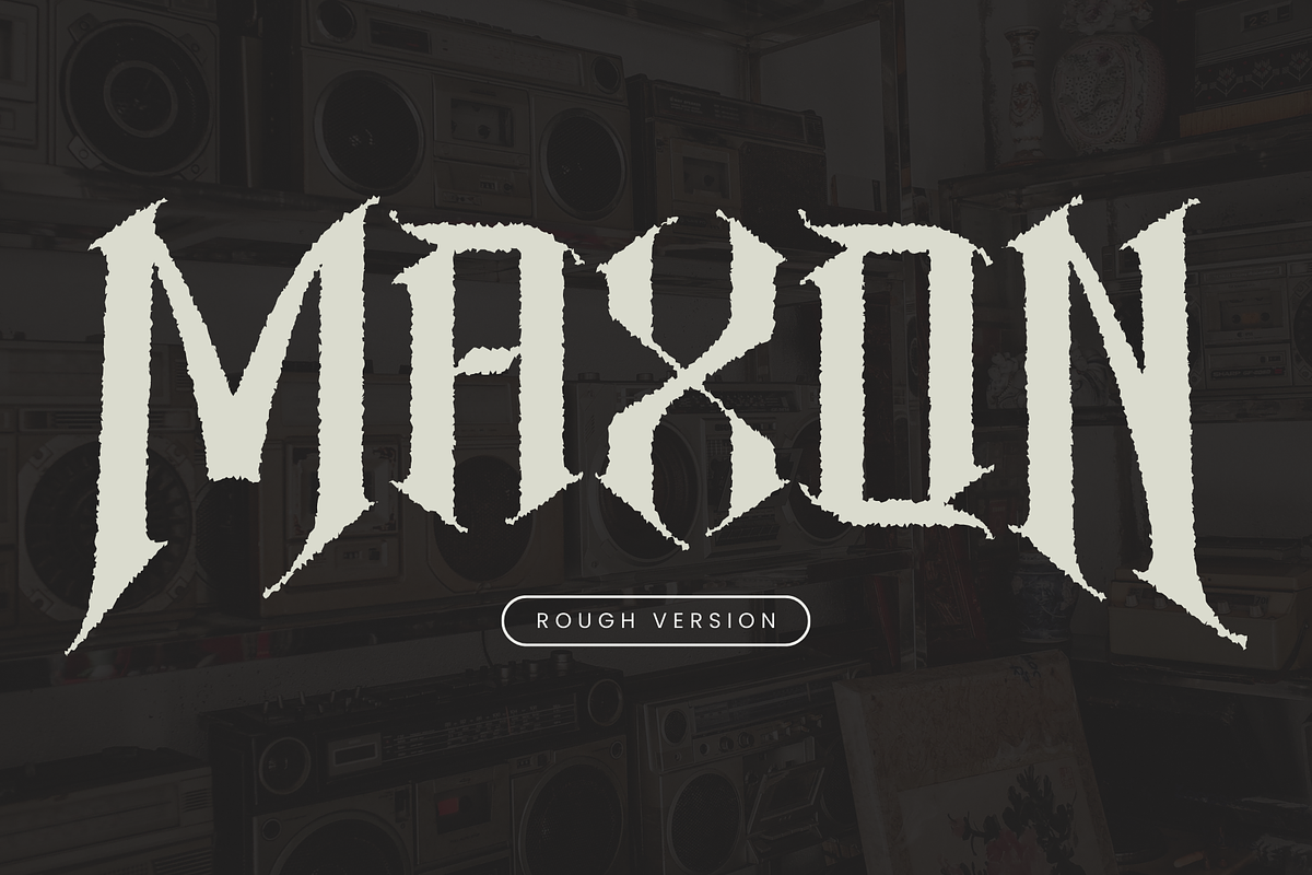 Noxa Gothic - Branding Logo Font, a Blackletter Font by Nirmana Visual (Photo 3 of 10)