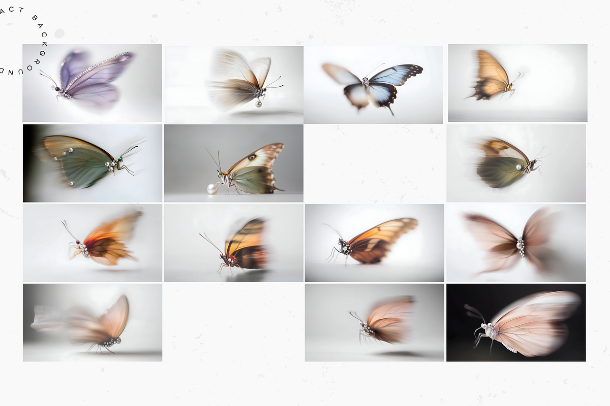 Jewelled Butterfly Collection, a Background Graphic by Lumeno (Photo 3 of 7)