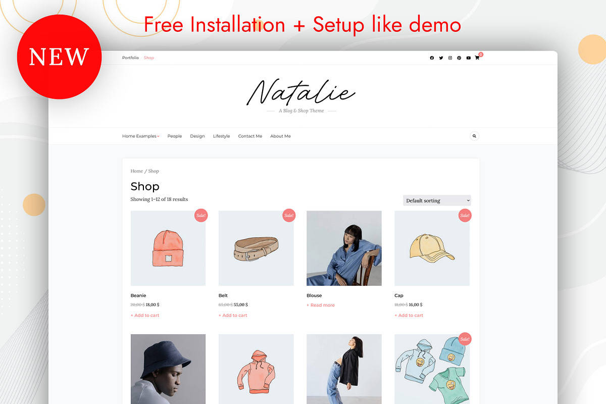 Blog and Shop WordPress Theme, a WordPress Template by AZ-Theme (Photo 5 of 8)