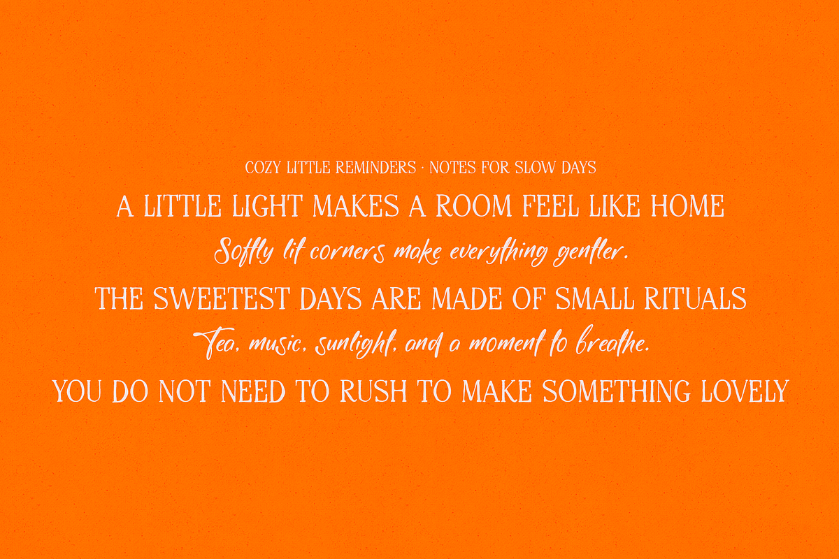 Softspoken Serif, Sans, Script Fonts, a Script Font by VP Fonts (Photo 7 of 18)