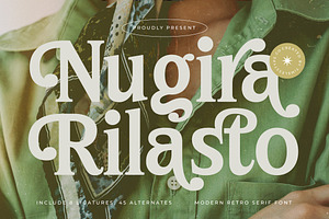 Nugira Rilasto Modern Retro Serif