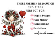Whimsical Valentine's Day Clipart, an Illustration by OK Design (Thumbnail 4 of 6)