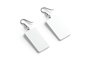 Rectangular Earring Jewelry 3D Model, an Object 3D Model by rebrandy (Thumbnail 2 of 9)