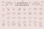 Bundle. Mushrooms, Crystals, Peony., a Brush Add-On by NinaFedorova (Thumbnail 13 of 20)