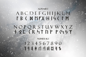 Norse Elder Futhark Typeface