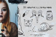 Alchemy. Magic bullet journal set, an Illustration by Scarlet Heath Art (Thumbnail 2 of 13)