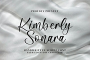 Kimberly Sonara, a Handwritten Font by Integritype Studio (Thumbnail 1 of 15)