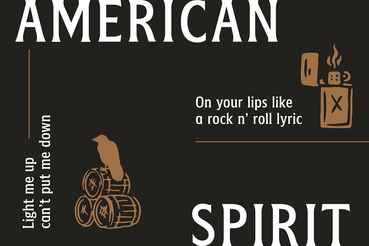 American Spirit – Vintage Serif Font, a Serif Font by Creative Type (Photo 2 of 7)
