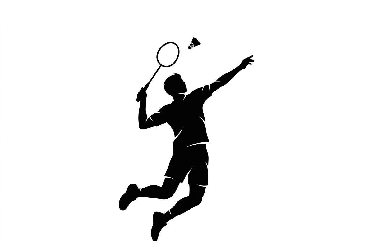 60 Badminton Player Smash Silhouette, a Person Illustration by Amazin_art (Photo 29 of 37)
