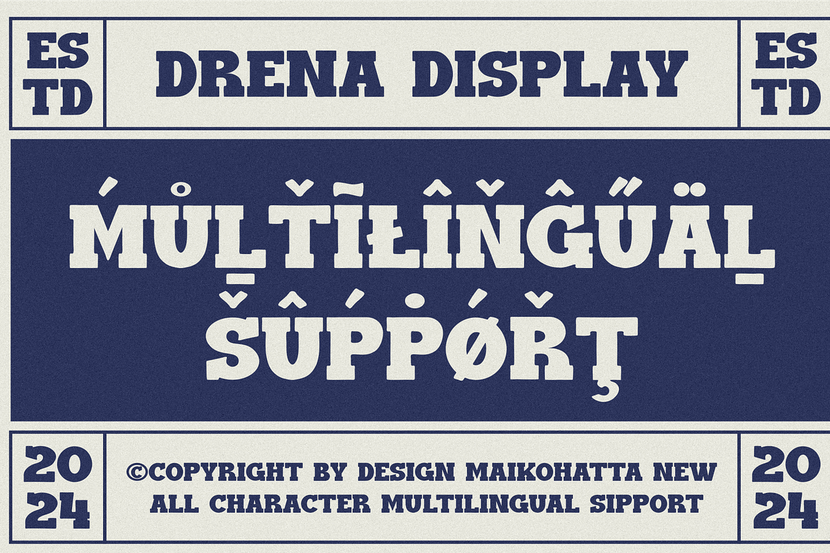 Drena - Display Serif Font, a Serif Font by MaikoHatta (Photo 4 of 7)