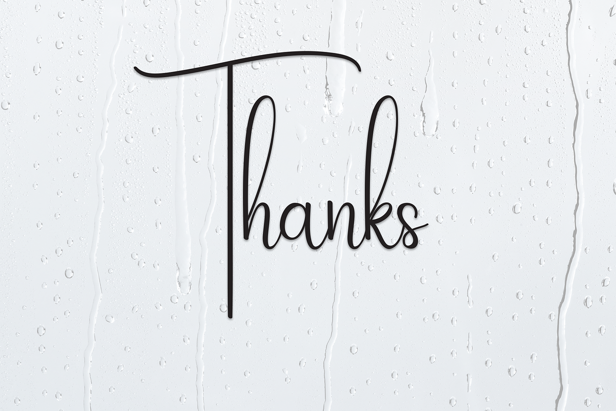Rainday | Script Font, a Handwritten Font by Scratchones (Photo 9 of 9)