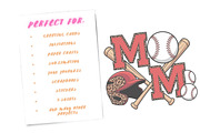 Baseball Mom, Baseball Clipart, an Illustration by Watercolor design (Thumbnail 3 of 6)