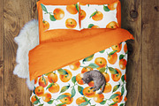 Watercolor Mandarin Fruits Vol. 1, a Food Illustration by Olga Begak Art & Design (Thumbnail 5 of 10)