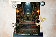 Aztec Backdrops Mythology Papers, a Background Graphic by ThatsDesignArt (Thumbnail 11 of 14)