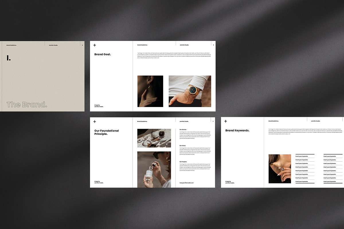 Josefin | Brand Guidelines Template, a Presentation Template by Occy Design (Photo 4 of 10)