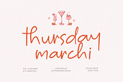 Thursday Marchi Sticky Note Font, a Script Font by Letterena Studios Script (Thumbnail 15 of 15)