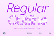 Brendie Pixel, a Sans Serif Font by Craft Supply Co. (Thumbnail 3 of 8)