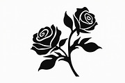 Rose Black Silhouette Decorative, an Illustration by Amazin_art (Thumbnail 13 of 31)
