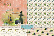 Vintage Halloween Scrap Kit (No-AI), a Pattern Graphic by MadeByAmaranta (Thumbnail 4 of 10)