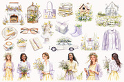 Spring Is Here. Purple Edition., a Seasonal Illustration by PeDe Designs (Thumbnail 5 of 14)