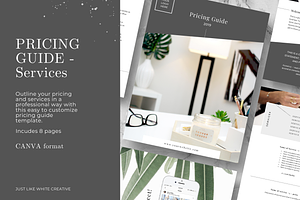 Price Guide - Service based business