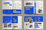 Resume Booklet and CV Portfolio, a Resume Template by ContestDesign (Thumbnail 3 of 3)