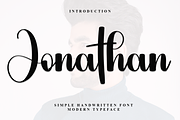 Jonathan, a Script Font by FreshTypeINK (Thumbnail 1 of 7)