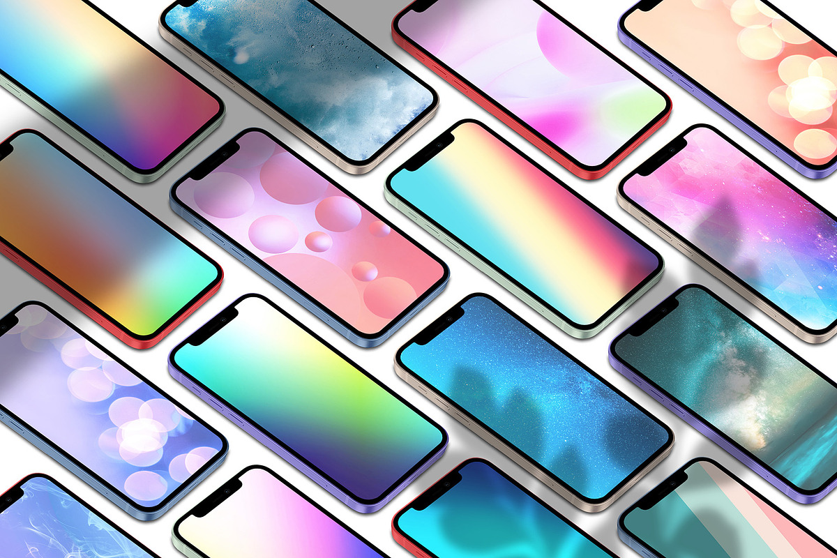 Realistic 3D iPhone Mock-Up Bundle 2, an iPhone Mockup by Graphicsworld125 (Photo 8 of 15)