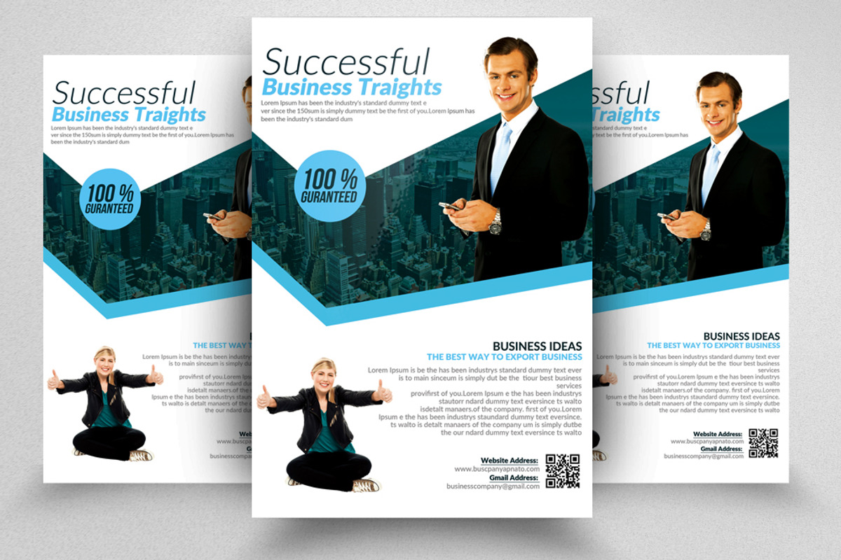 100 Business Flyers Mega Bundle, a Flyer Template by Design Up (Photo 48 of 100)