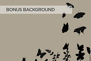 Butterfly Silhouette Vectors, a Graphic by GreenStockPhotos (Thumbnail 3 of 4)