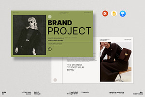 Brand Project Presentation Template, a Presentation Template by Aura Agency