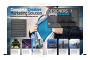 Magazine Template InDesign 01, a Magazine Template by Love Graphic Design (Thumbnail 11 of 28)
