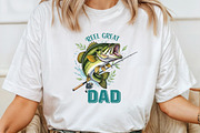 Retro Reel Great Dad Png Fishing Dad, an Illustration by DreamArtGraphic (Thumbnail 2 of 4)