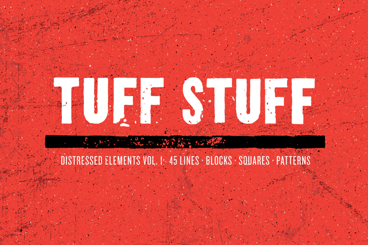 Tuff Stuff Distressed Elements 1, an Object Graphic by Lil Tuffy (Photo 1 of 3)