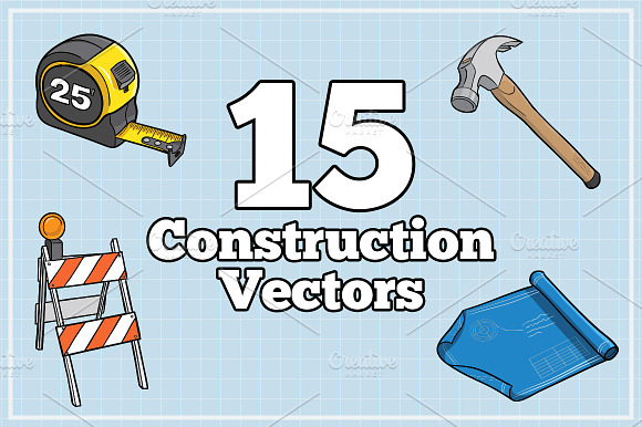 Illustrated Construction Vector Pack